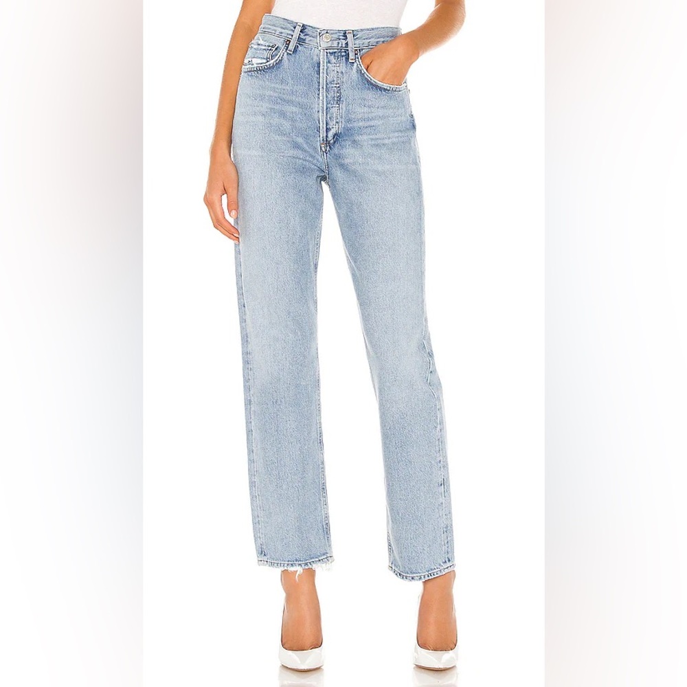 AGOLDE 90's Mid Rise Loose Fit Jeans in Snapshot Sz 24